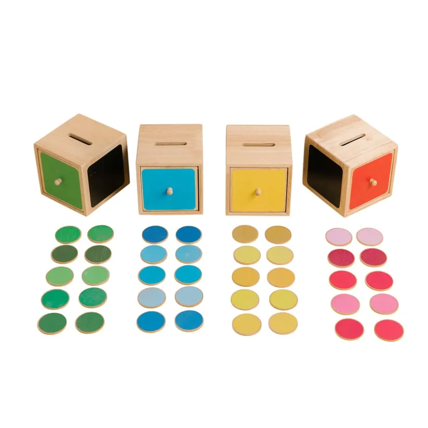 Wooden Post Sort 'n' Play Cubes
