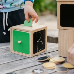 Wooden Post Sort 'n' Play Cubes