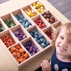 Wooden Sorting Tray
