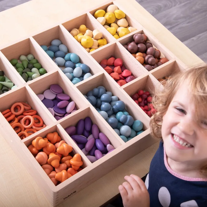 Wooden Sorting Tray