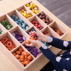 Wooden Sorting Tray
