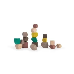 Wooden Stacking Building Boulders 18pk