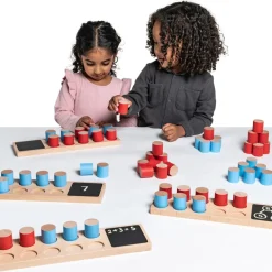 Wooden Ten Frames Set 64pcs