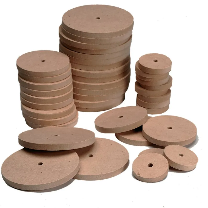 Wooden Wheels 54mm Diameter 4mm Hole