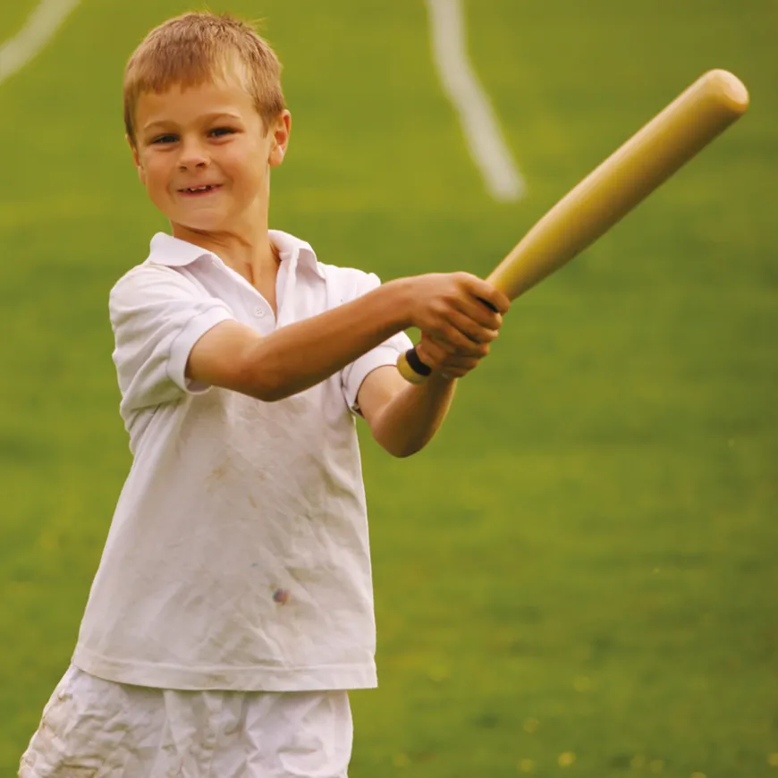 Wooden Willow Rounders Bat L45cm