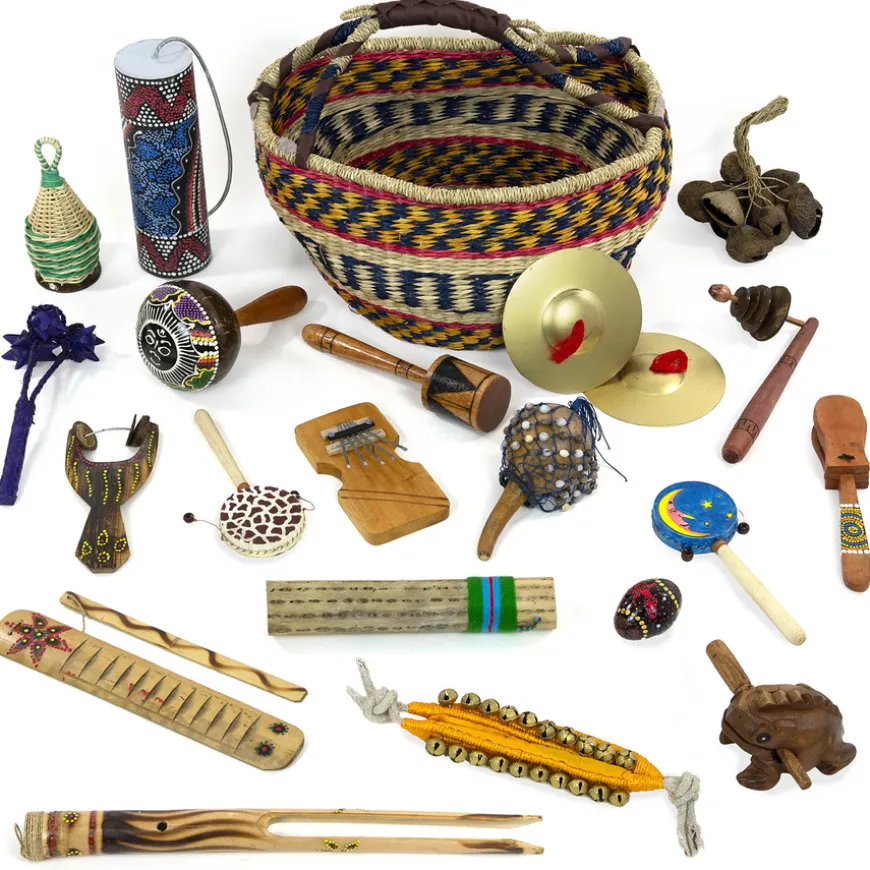 World Music Percussion Instruments 20 Players