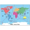 World Tectonic Plates Map