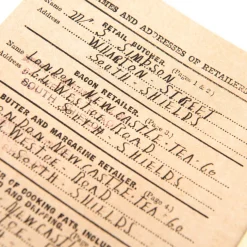 WW2 Ration Book