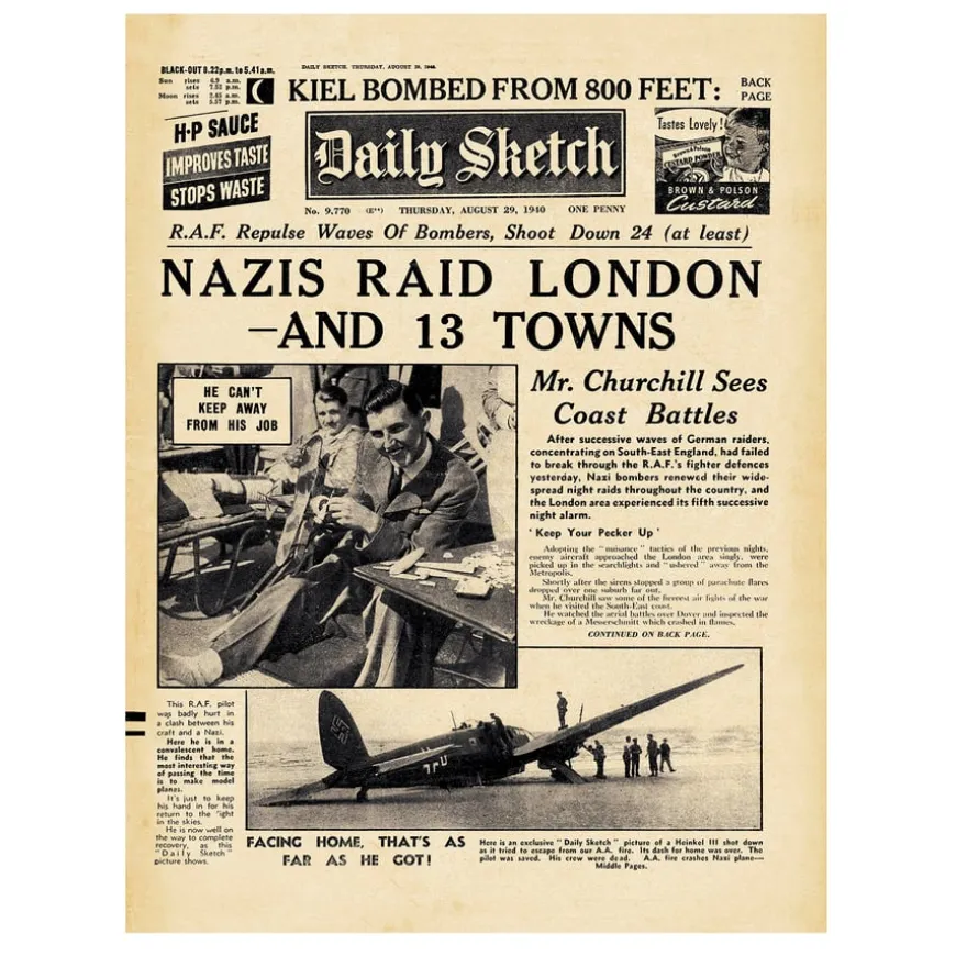 WW2 Wartime Newspapers 3pk