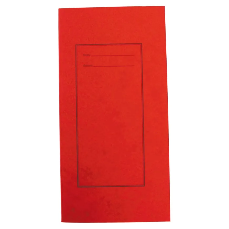 8''x4'' Exercise Book 8mm Ruled Red 32pg 50pk