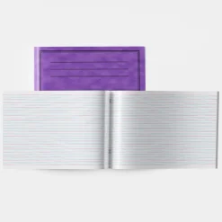 6.5''x 8'' Handwriting Book Inter-ruled Purple 40pg 50pk