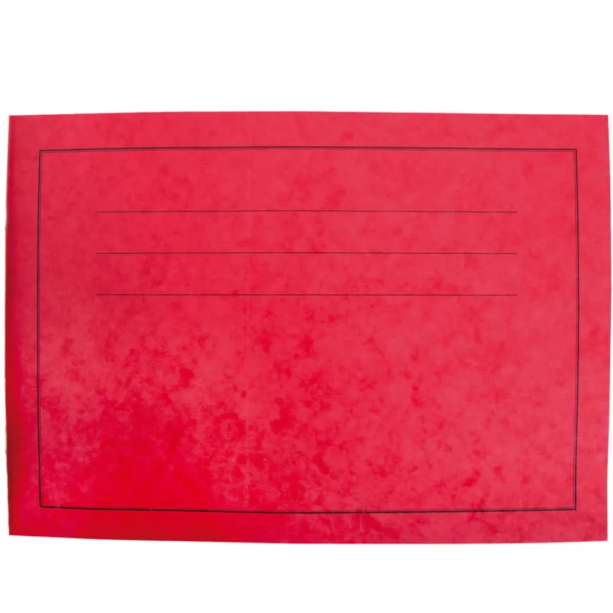 6.5''x 8'' Handwriting Book 6/21mm Red 40pg 50pk