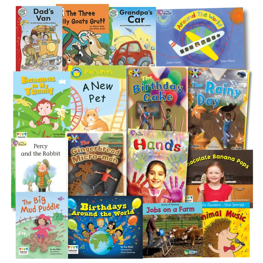 Yellow Band Reading Books 16pk