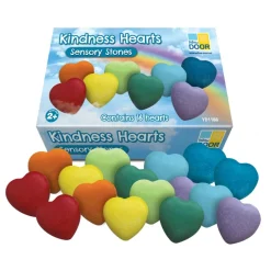 Yellow Door Kindness Heart Stones 16pk