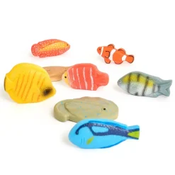 Yellow Door Sensory Stone Fish