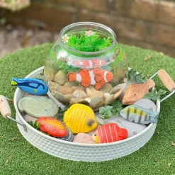 Yellow Door Sensory Stone Fish