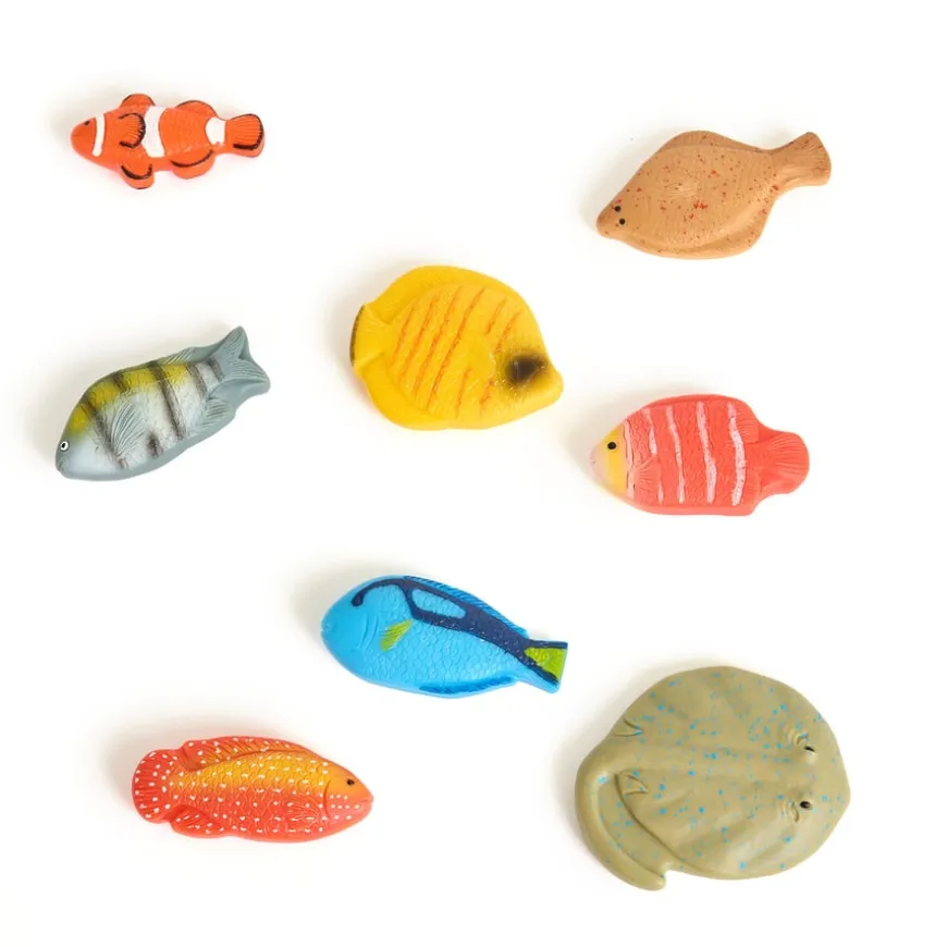 Yellow Door Sensory Stone Fish