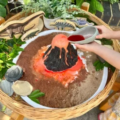 Yellow Door Small World Play Volcano