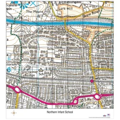 Your School OS Bee-Bot® Mat - Ordnance Survey
