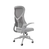 Zip Mesh Back Chair with Folding Arms
