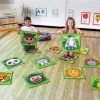 Zoo Animals Mini Placement Carpet Squares 30pk